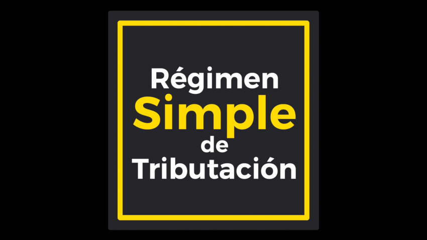 foto RÉGIMEN SIMPLE DE TRIBUTACIÓN